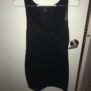 Black bodycon dress